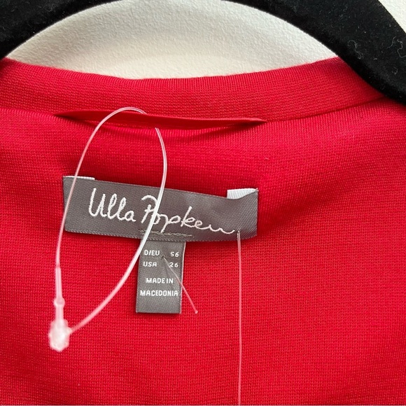 Ulla Popken red stretch blazer two button plus size 26 - Picture 6 of 8